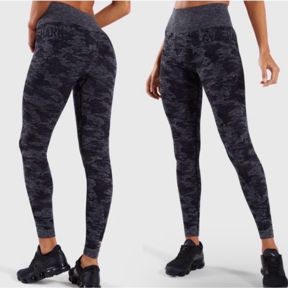 Gymshark Gray Camo Women's Leggings